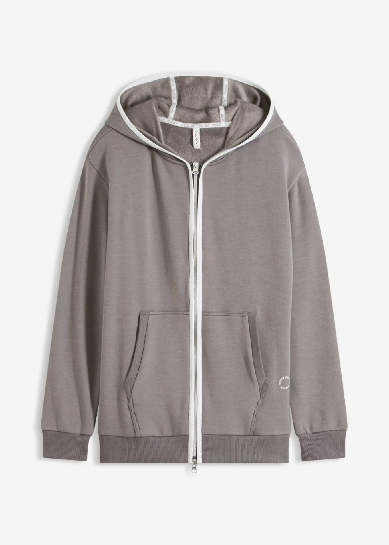 Chaqueta térmica de chándal de material de secado rápido con corte ancho