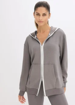 Chaqueta térmica de chándal de material de secado rápido con corte ancho