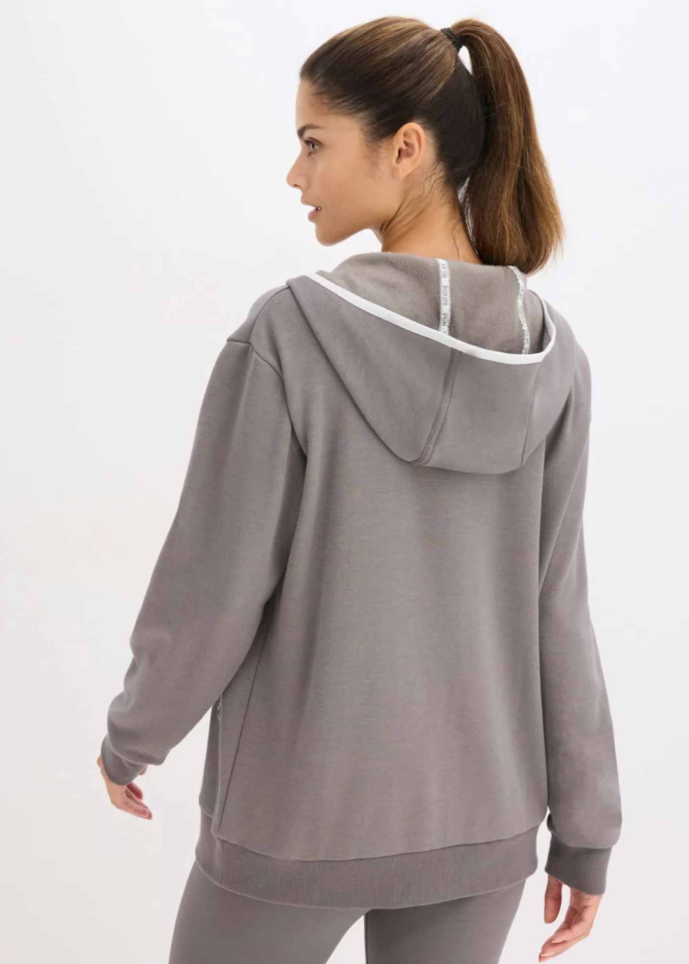 Chaqueta térmica de chándal de material de secado rápido con corte ancho