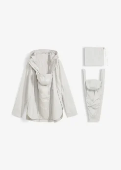 Chaqueta ultraligera premamá/de porteo resistente al viento y a la lluvia