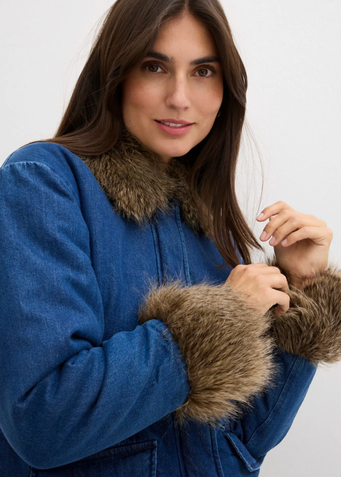 Chaqueta vaquera con ligero guateado
