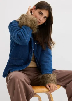 Chaqueta vaquera con ligero guateado