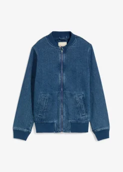 Chaqueta vaquera de algodón puro con forma de blusón