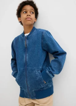Chaqueta vaquera de algodón puro con forma de blusón