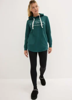 Chándal con sudadera larga y leggings (2 piezas)