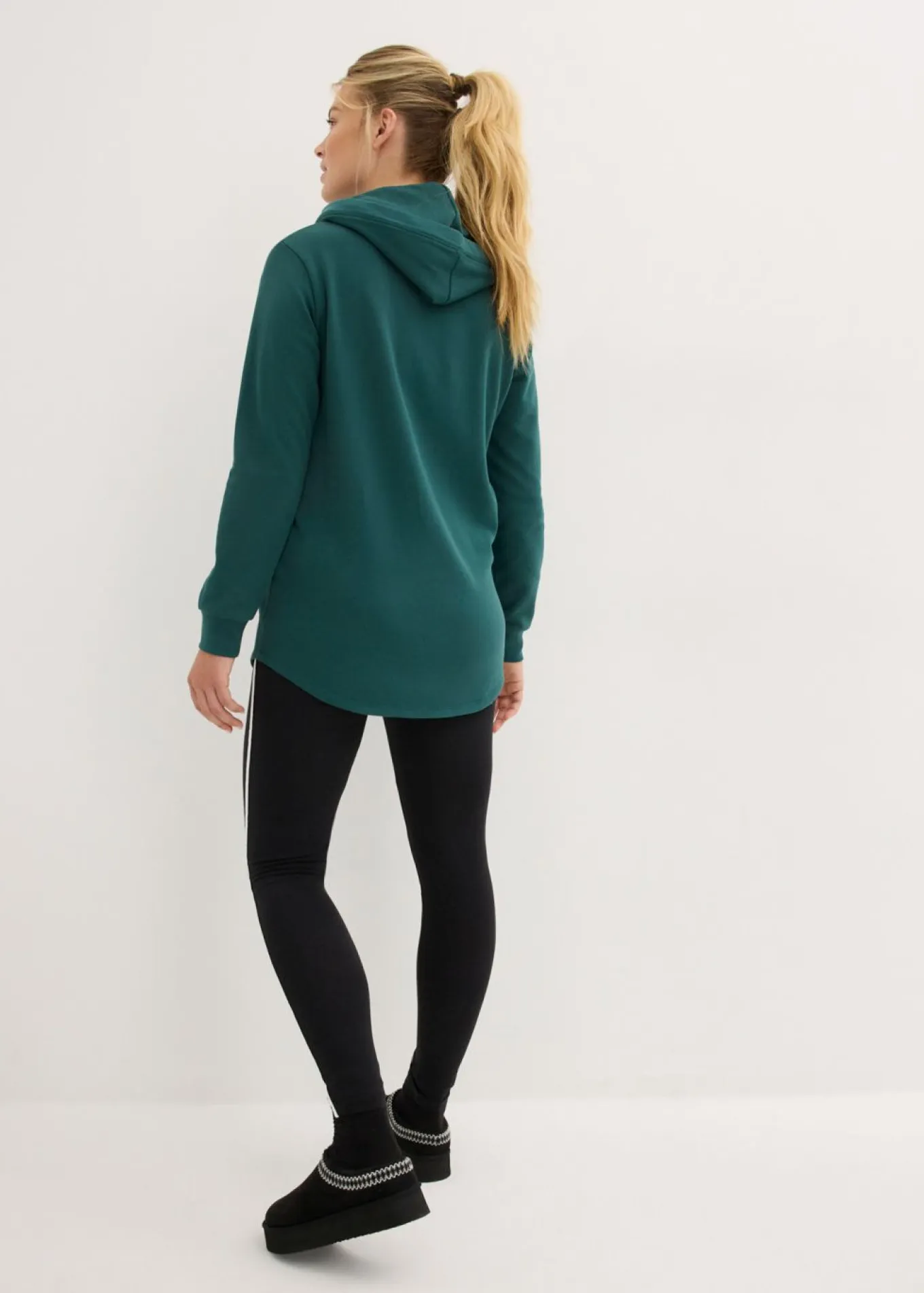 Chándal con sudadera larga y leggings (2 piezas)