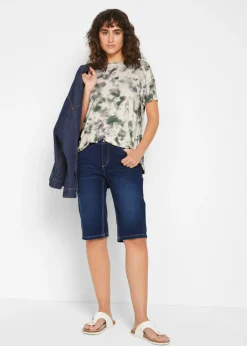Cómoda bermuda vaquera elástica
