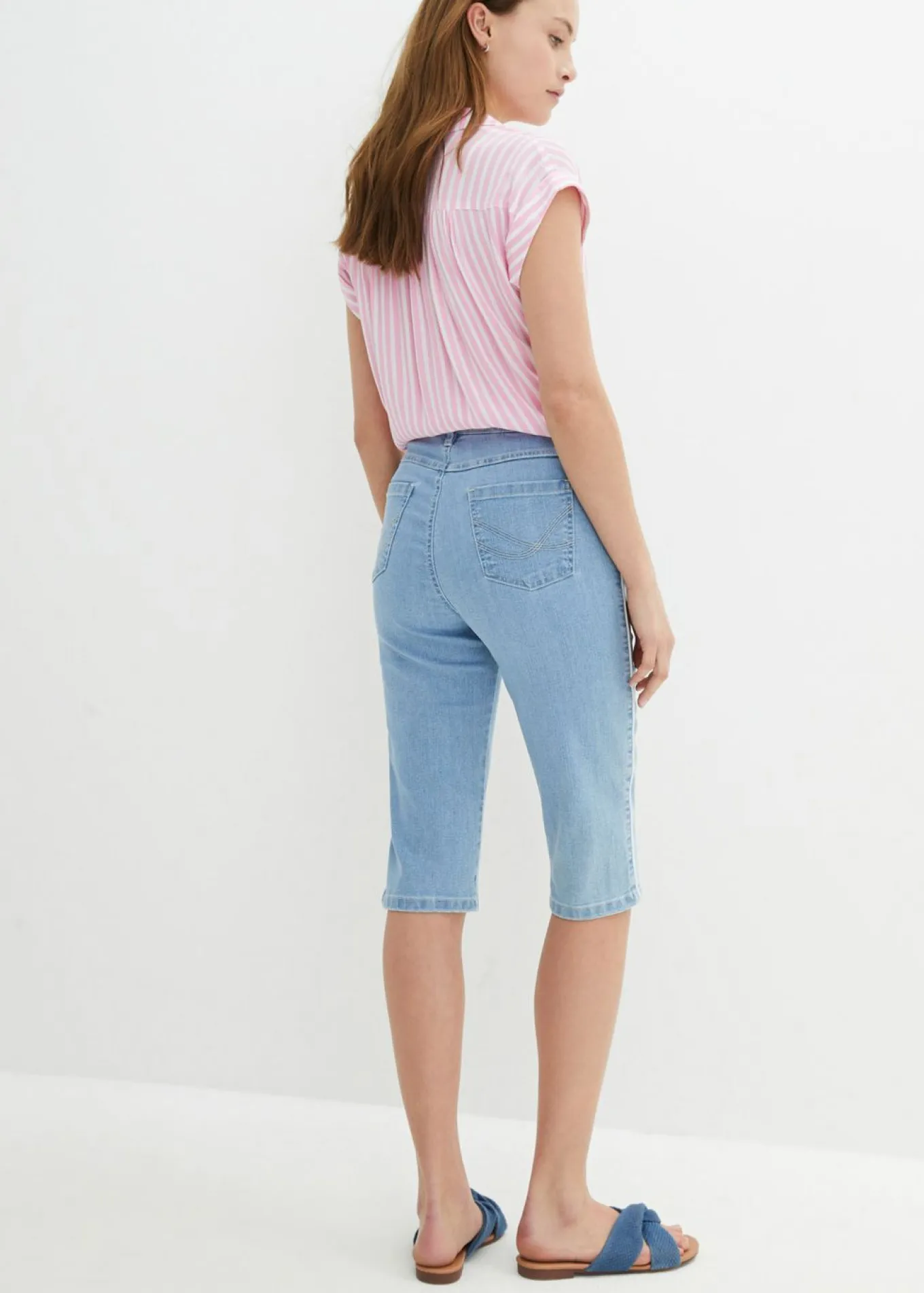 Cómodas bermudas vaqueras con elástico