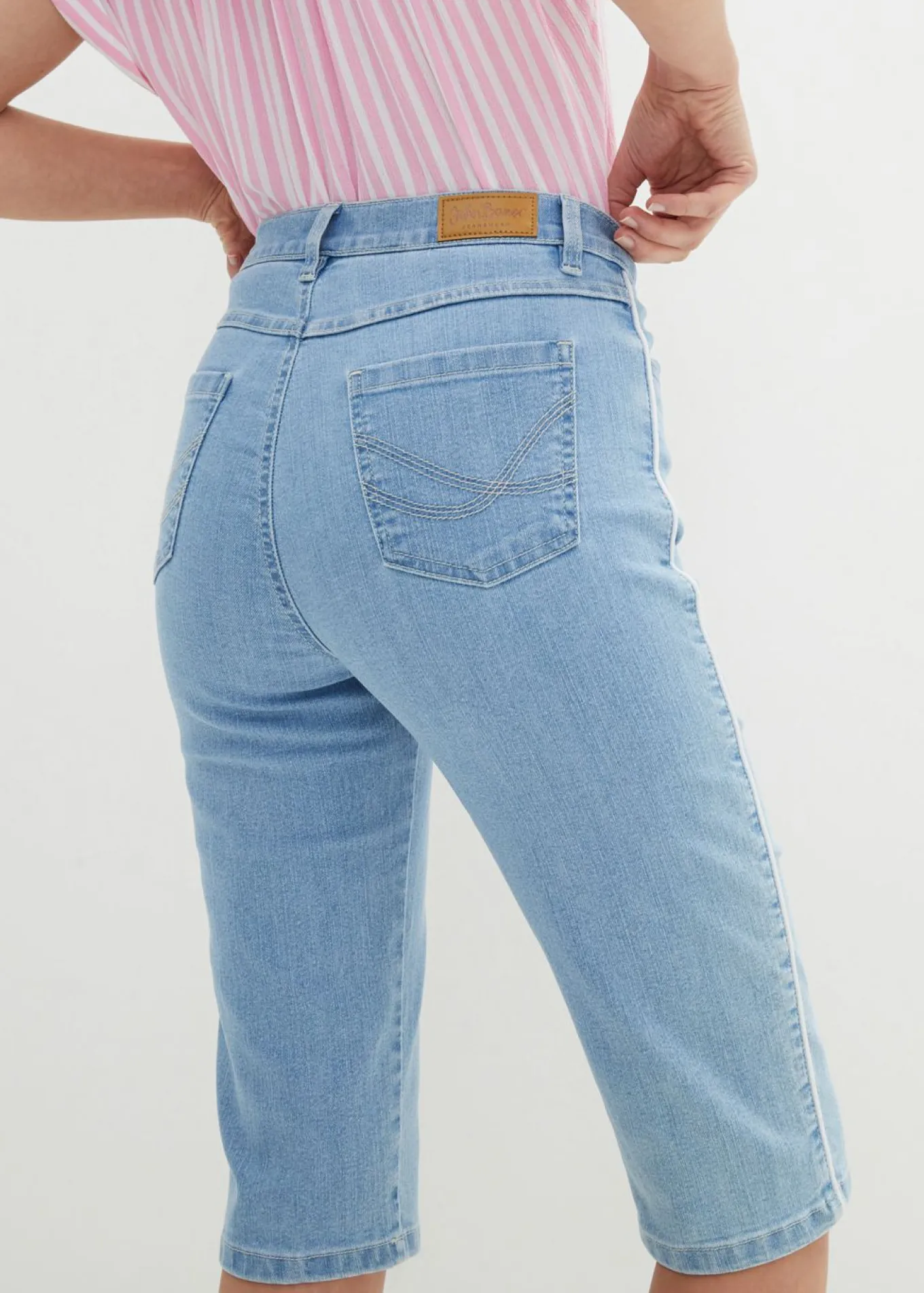 Cómodas bermudas vaqueras con elástico