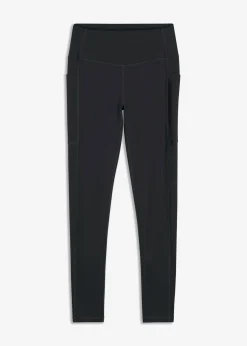 Cómodos leggings deportivos con bolsillo para móvil y material de secado rápido