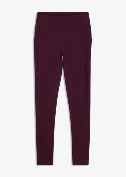 Cómodos leggings deportivos con bolsillo para móvil y material de secado rápido