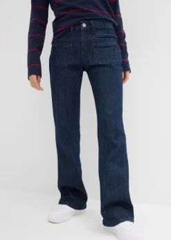 Cómodos vaqueros de corte bootcut