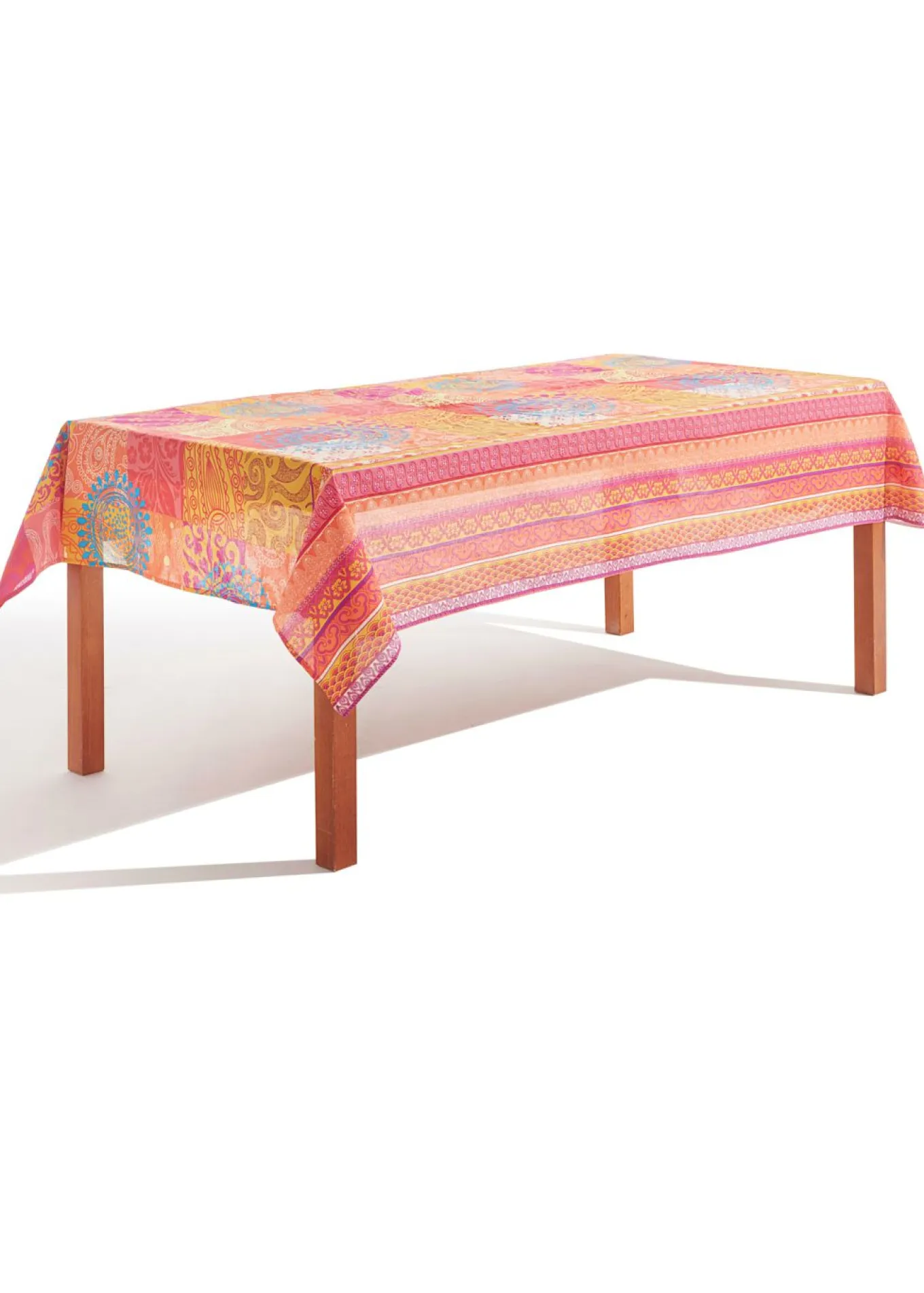 Colcha con estampado de patchwork