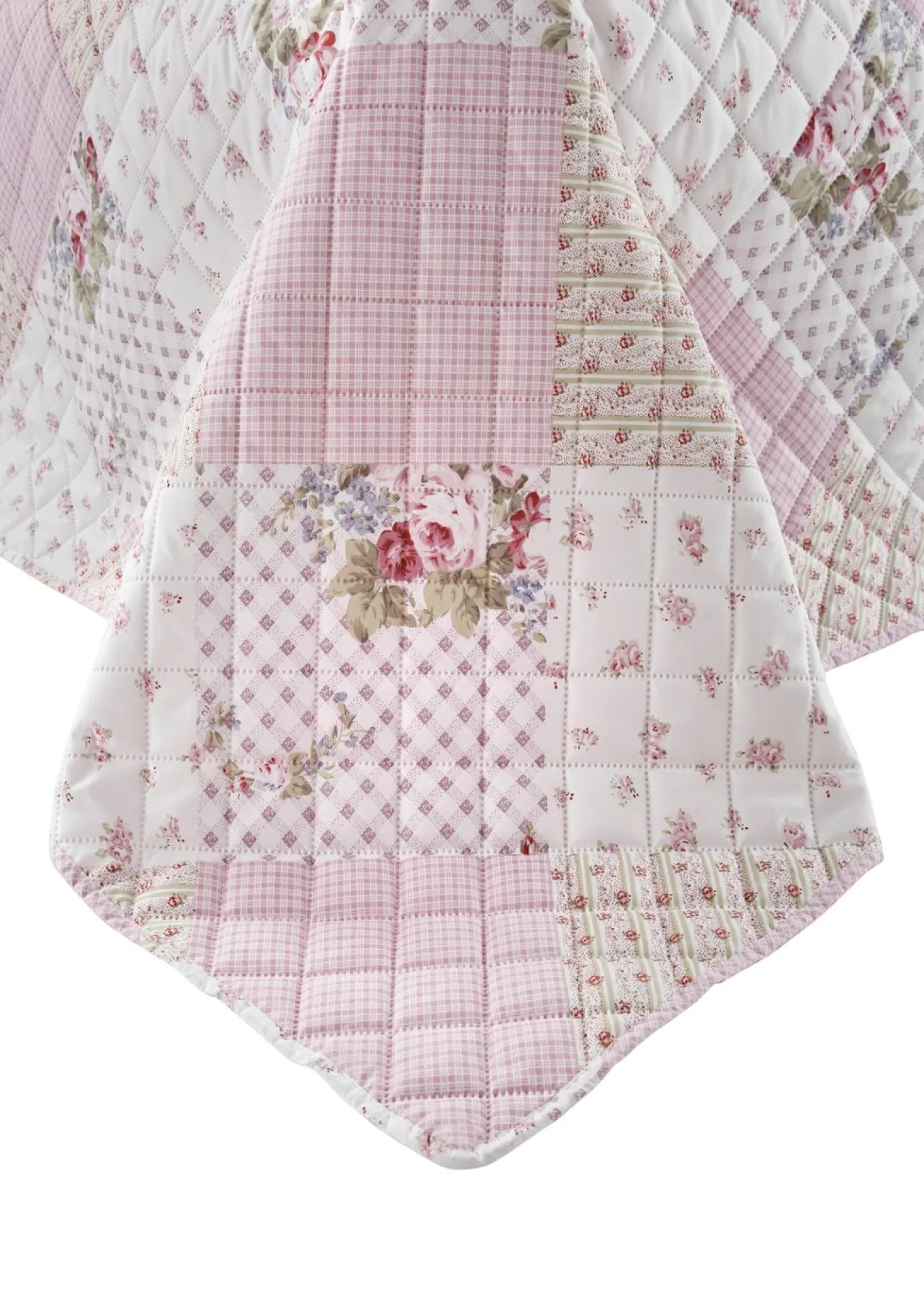 Colcha con rosas
