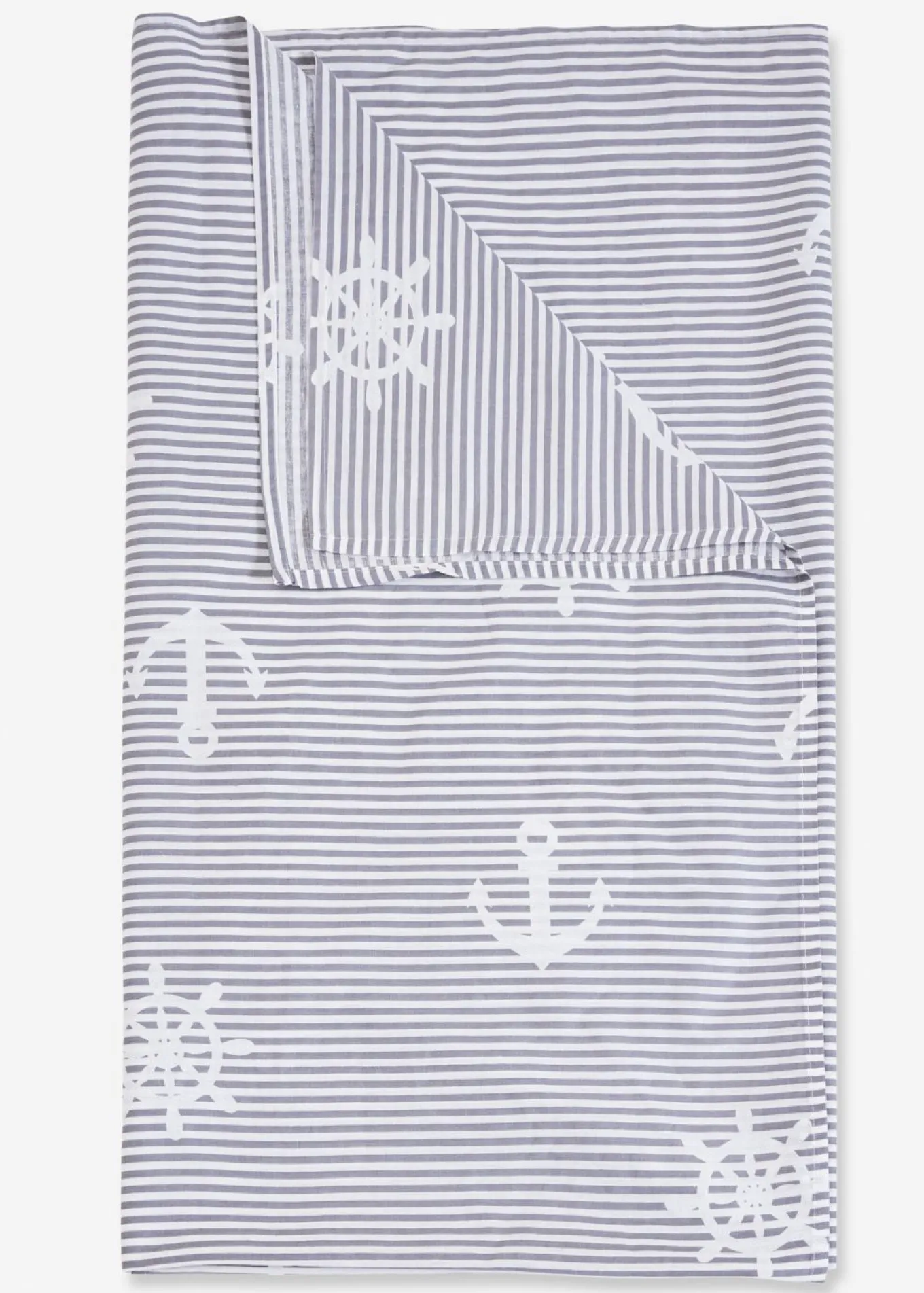 Colcha con un diseño marinero