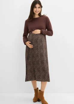 Conjunto 3 en 1 compuesto por jersey y vestido premamá con función de lactancia (2 piezas)