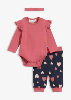 Conjunto de body + pantalón + diadema (3 piezas)