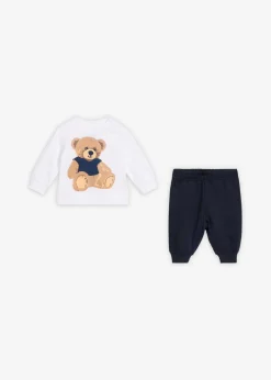 Conjunto de camiseta polar y pantalón de algodón orgánico (2 piezas)