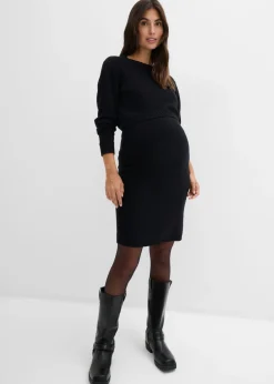 Conjunto de jersey y falda de algodón orgánico para durante y después del embarazo (2 piezas)