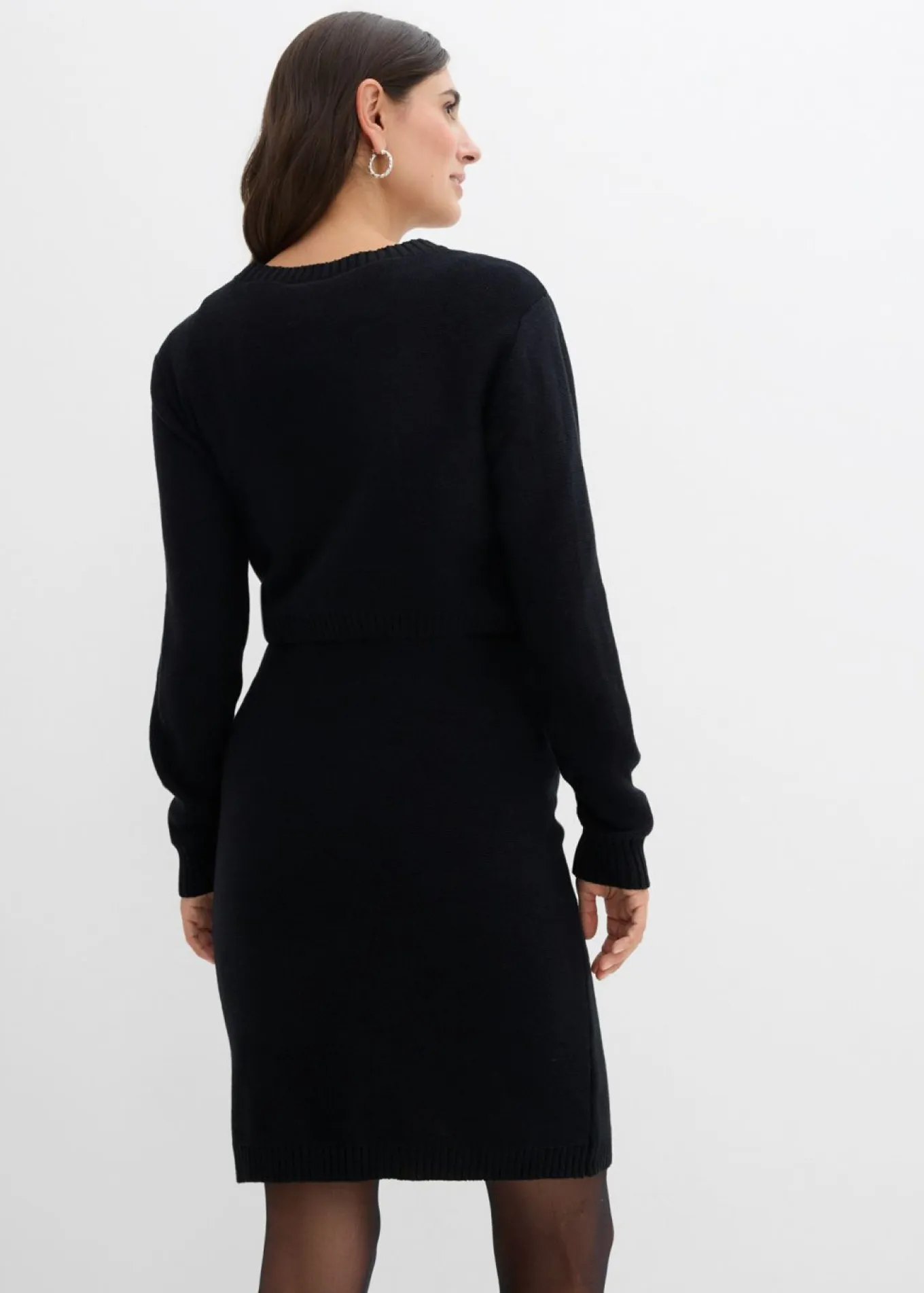 Conjunto de jersey y falda de algodón orgánico para durante y después del embarazo (2 piezas)