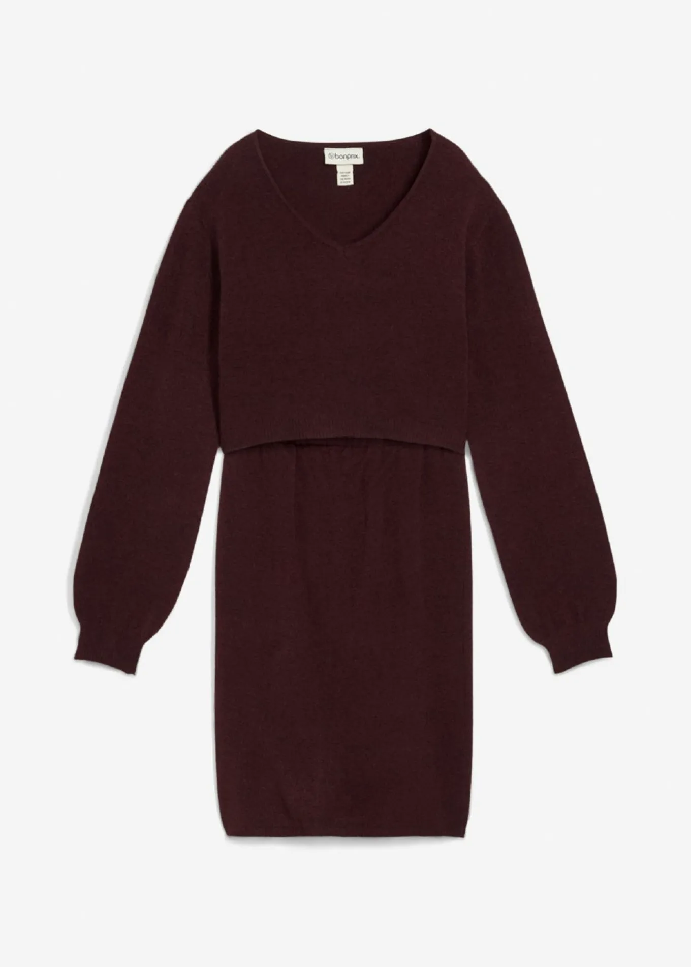 Conjunto de punto de jersey y falda para bebé
