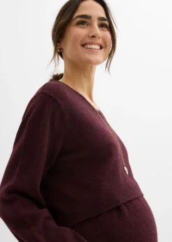 Conjunto de punto de jersey y falda para bebé
