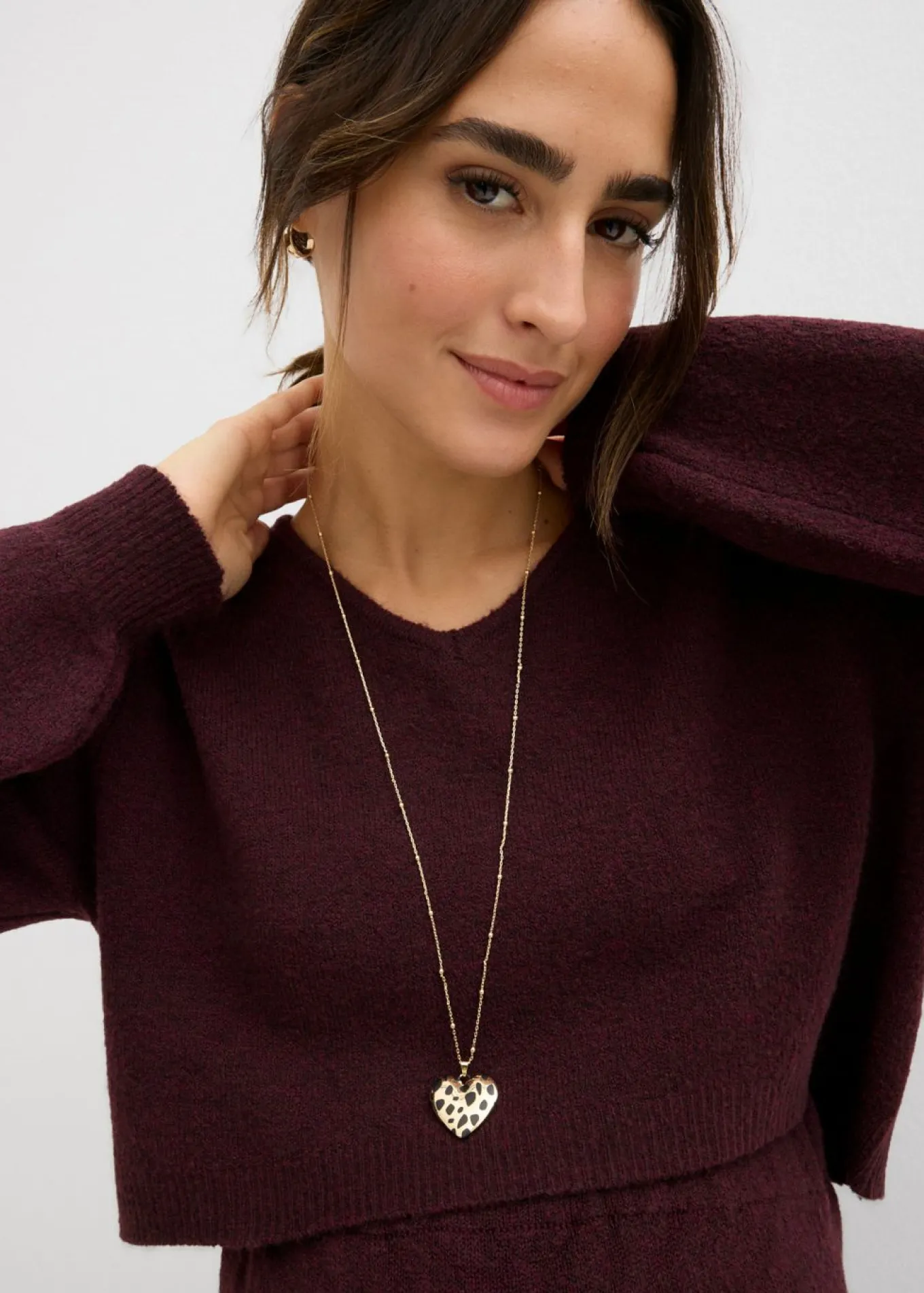 Conjunto de punto de jersey y falda para bebé