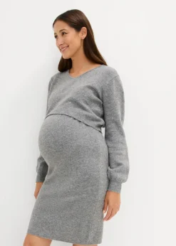 Conjunto de punto de jersey y falda para bebé