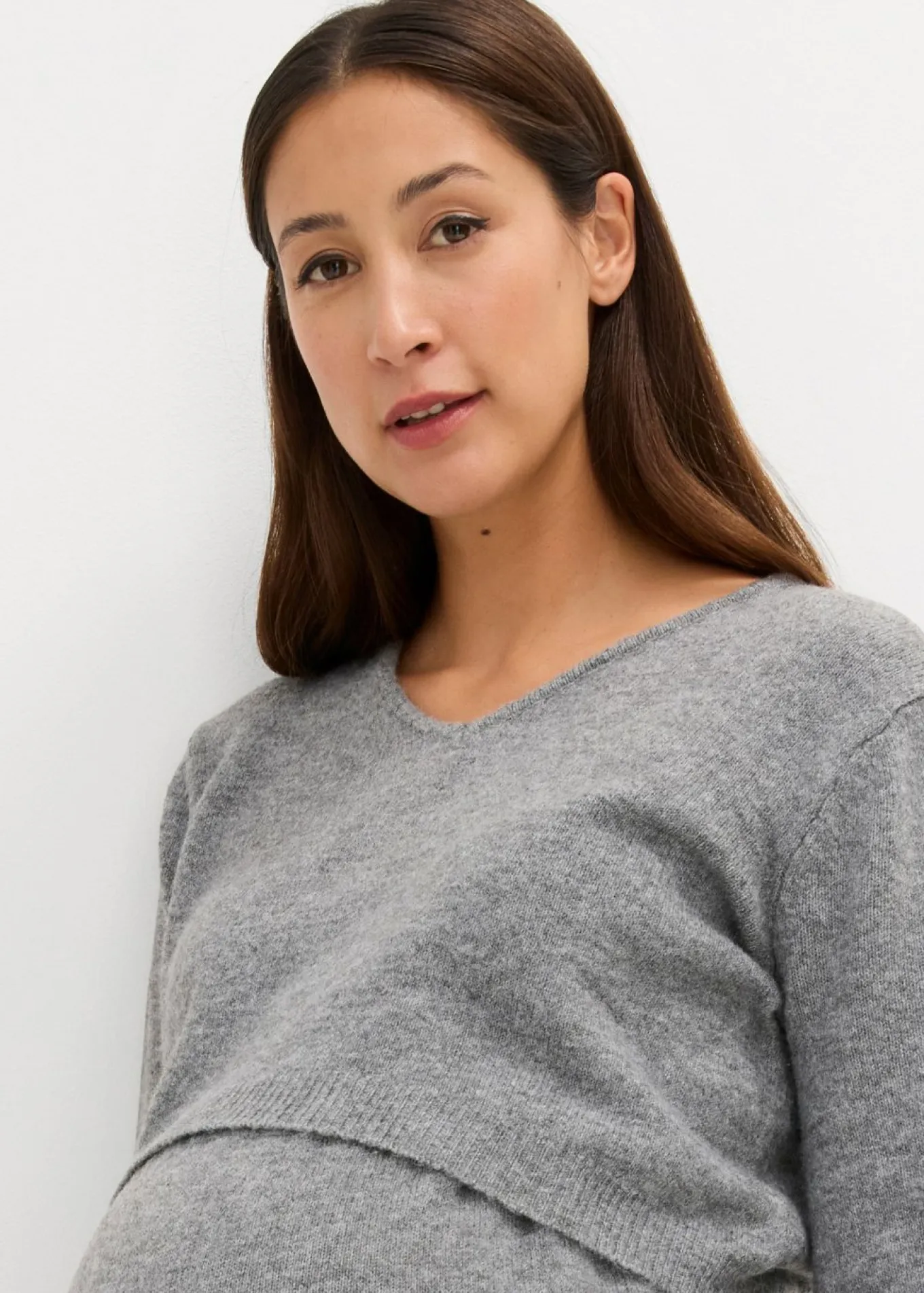 Conjunto de punto de jersey y falda para bebé