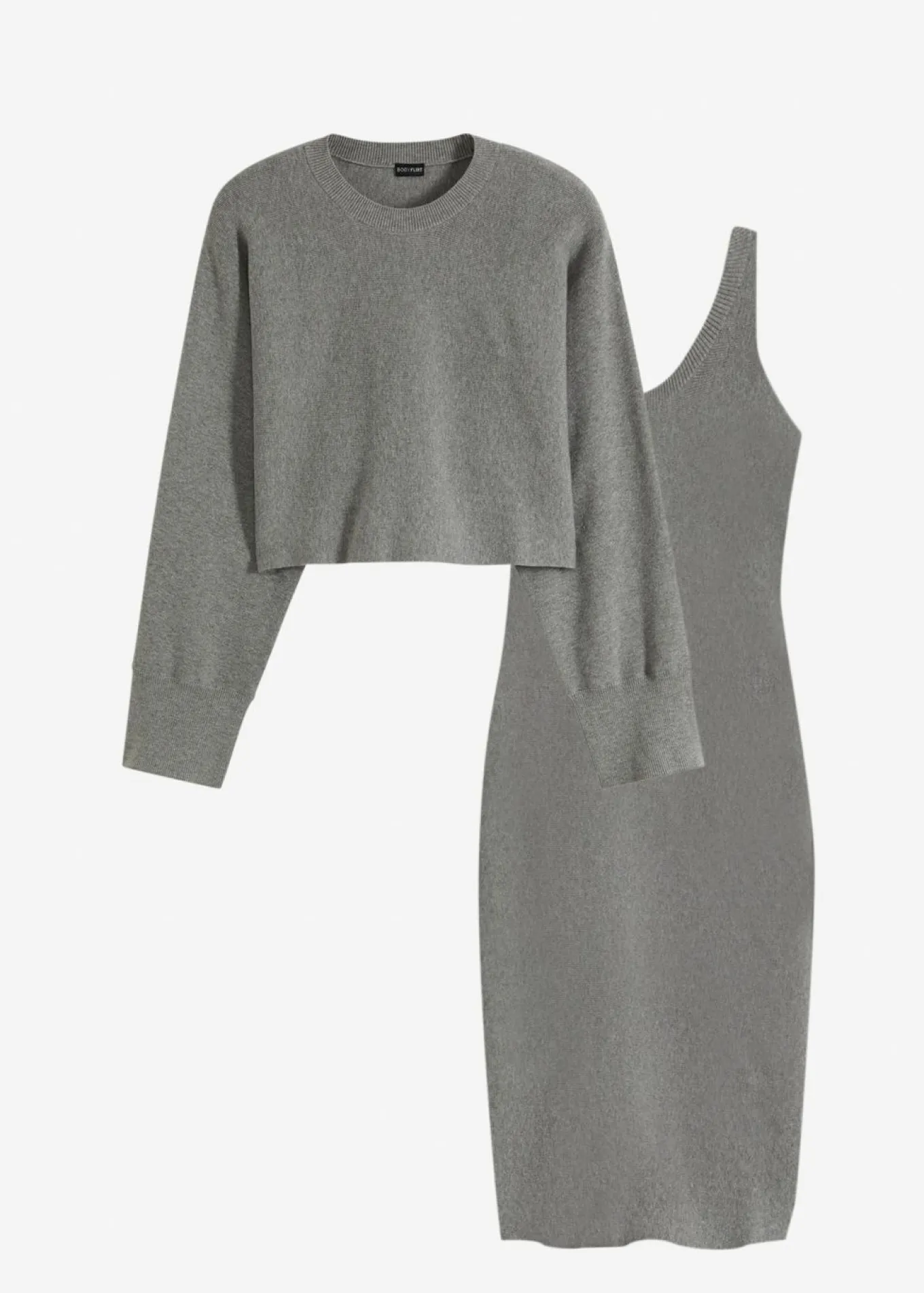 Conjunto de vestido de punto (2 piezas)