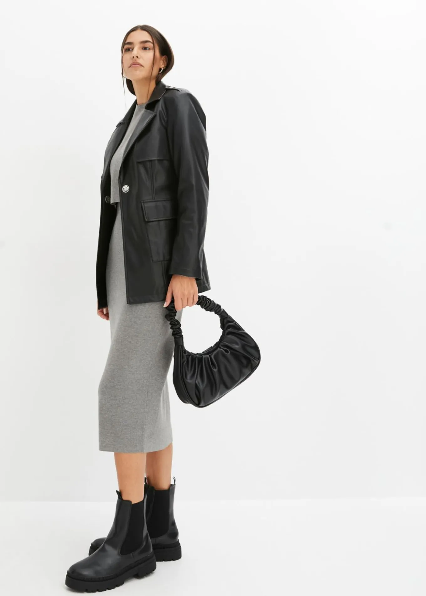 Conjunto de vestido de punto (2 piezas)