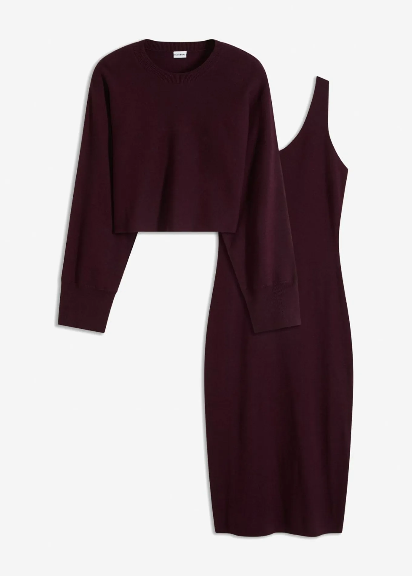 Conjunto de vestido de punto (2 piezas)