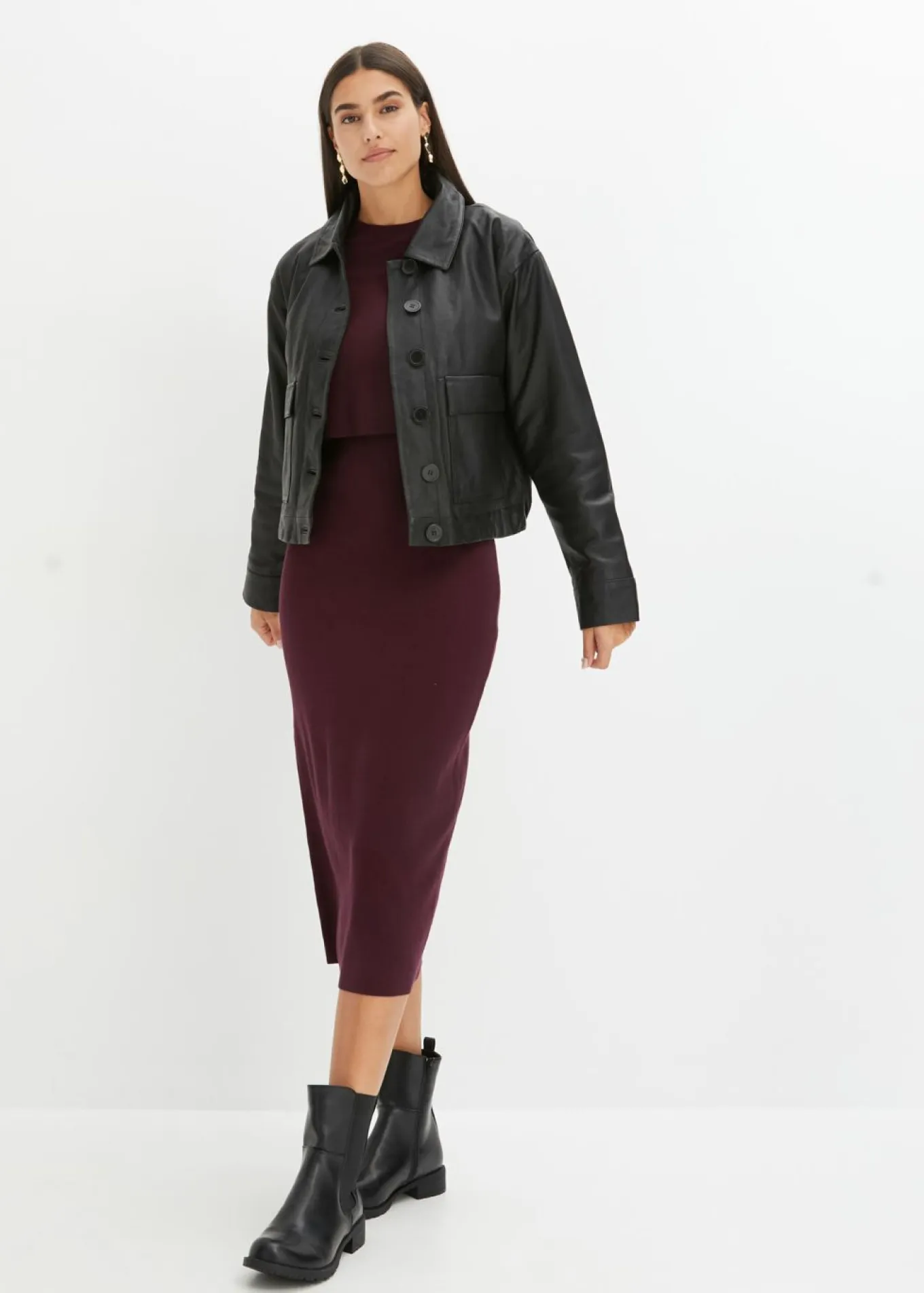 Conjunto de vestido de punto (2 piezas)