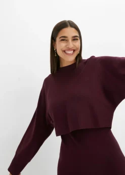 Conjunto de vestido de punto (2 piezas)