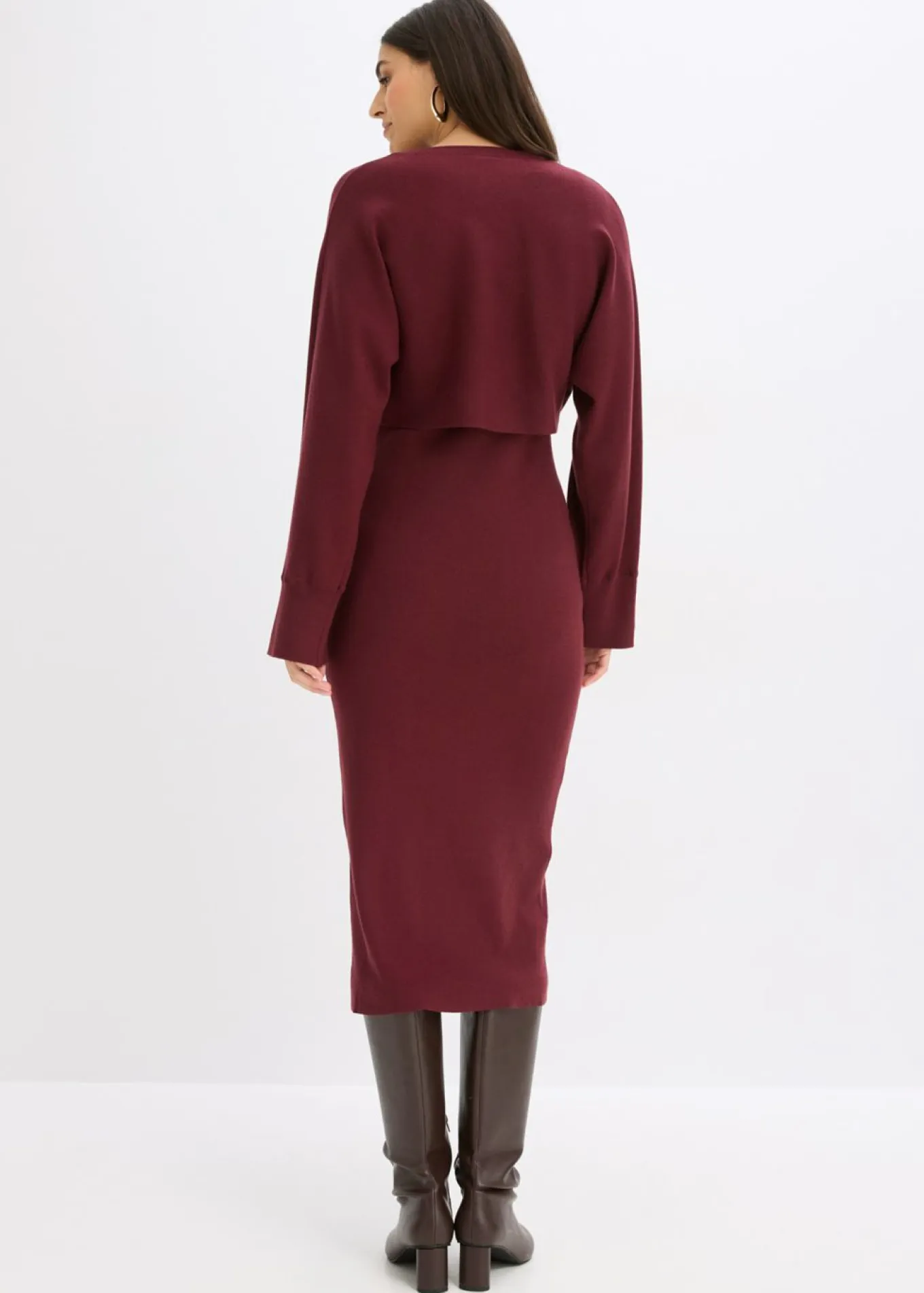 Conjunto de vestido de punto (2 piezas)