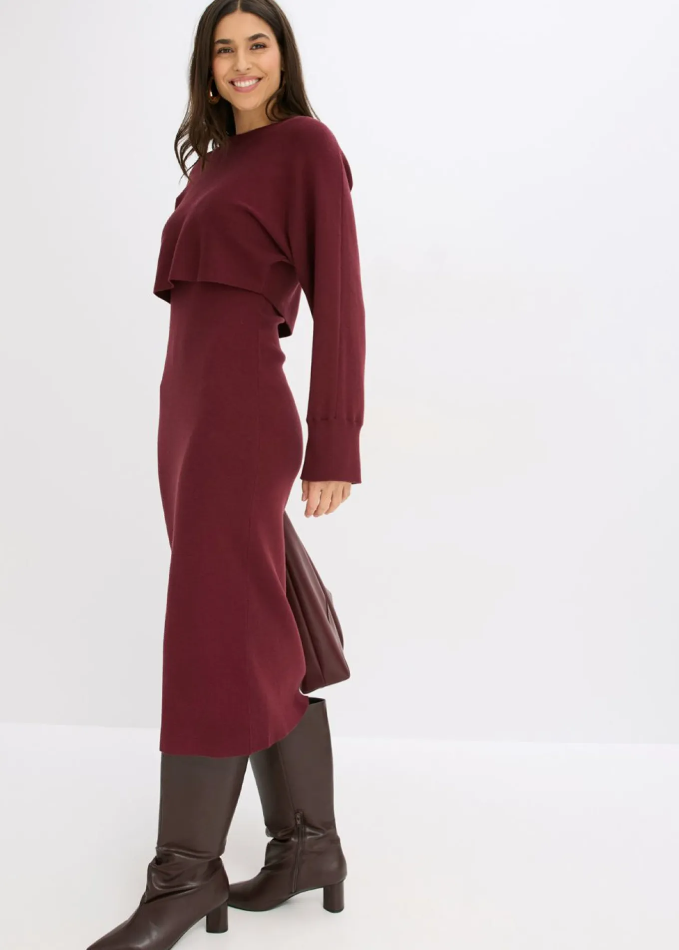 Conjunto de vestido de punto (2 piezas)