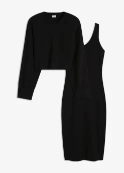 Conjunto de vestido de punto (2 piezas)