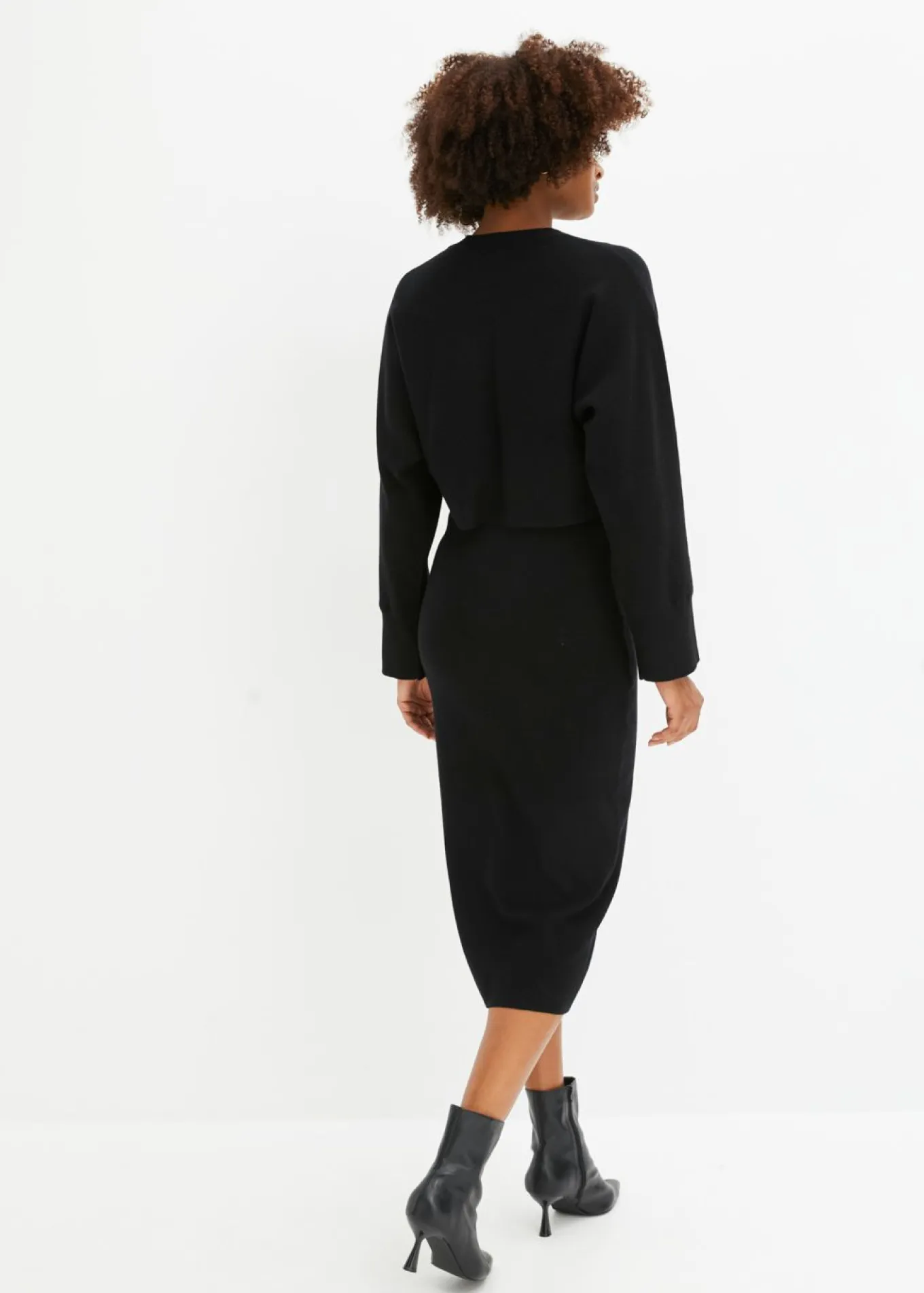 Conjunto de vestido de punto (2 piezas)