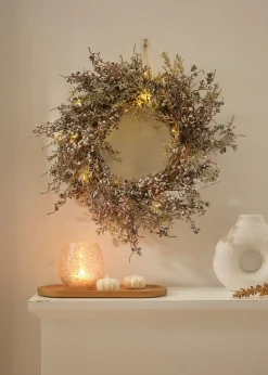 Corona decorativa led para pared