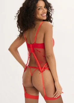 Corsé y tanga (conjunto de 2 piezas)