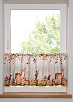 Cortina con estampado animal