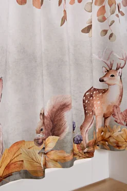 Cortina con estampado animal