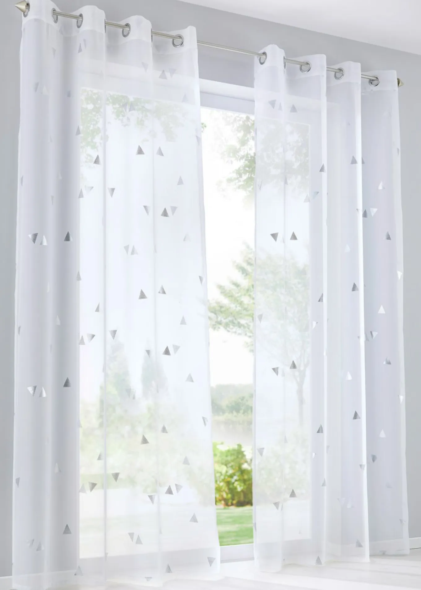 Cortina con estampado brillante (1 unidad)