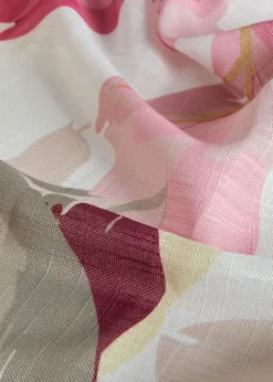 Cortina con estampado de flores (1 unidad)