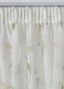 Cortina con estampado de flores (1 unidad)
