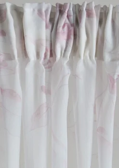 Cortina con estampado floral (1 unidad)
