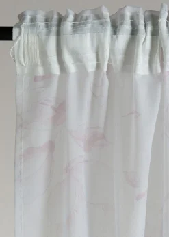 Cortina con estampado floral (1 unidad)