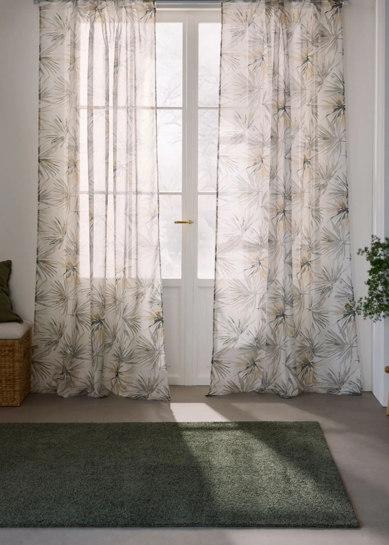 Cortina con estampado (1 unidad)