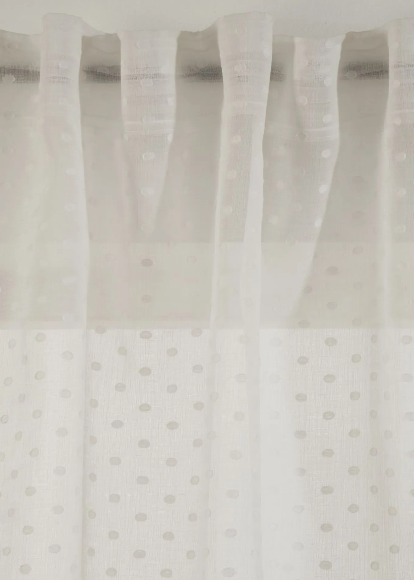 Cortina con lunares de jacquard (1 unidad)