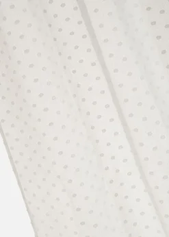 Cortina con lunares de jacquard (1 unidad)